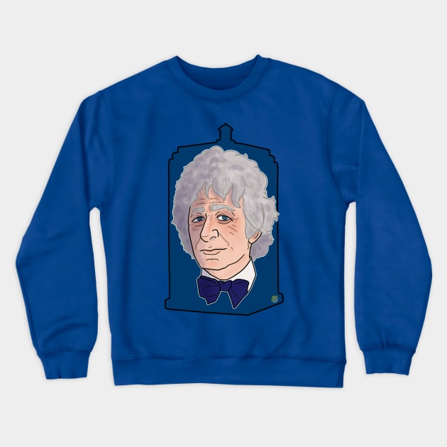 The Third Doctor Crewneck Sweatshirt by ArtOfTheNerd